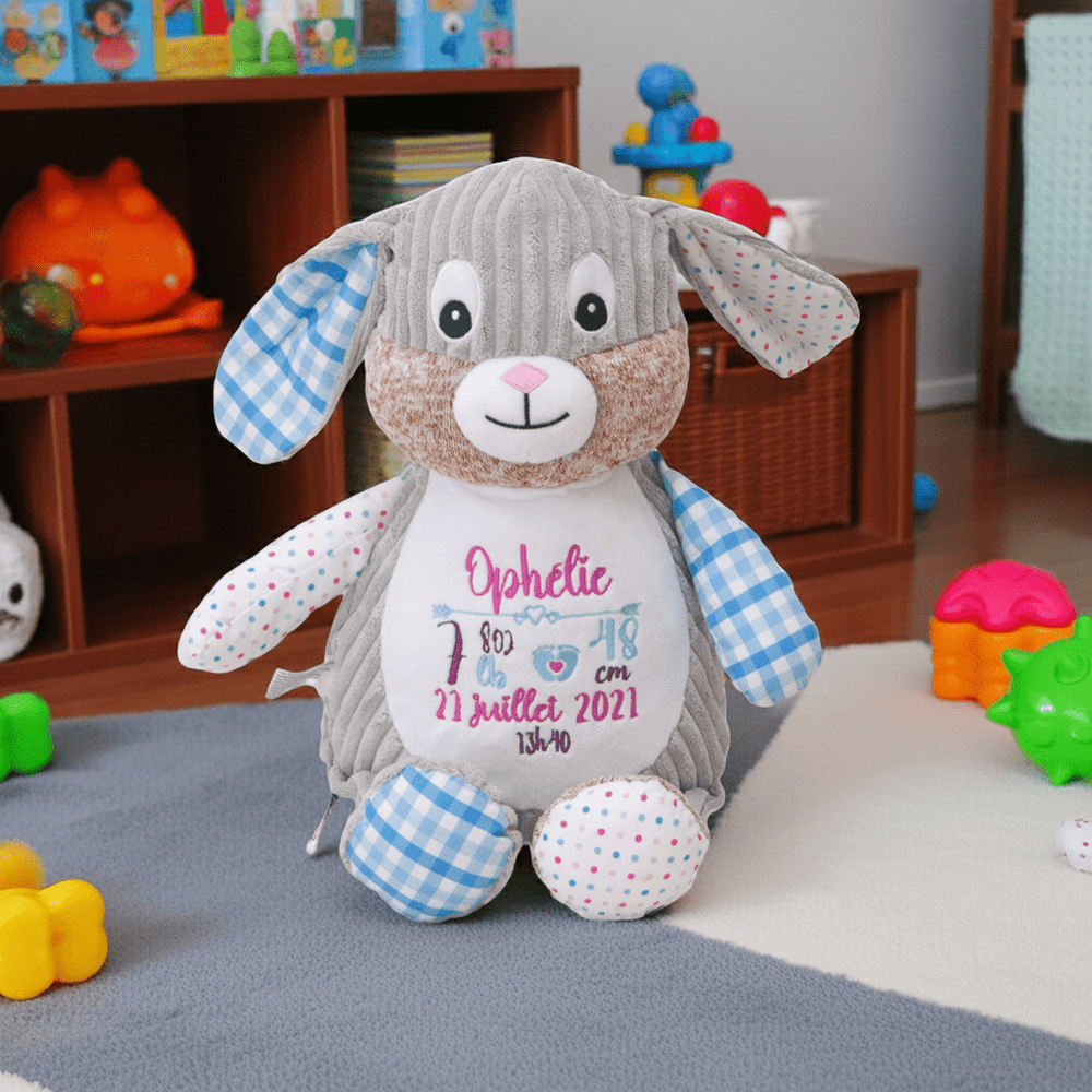 Albany the Bunny - Blue - Plush