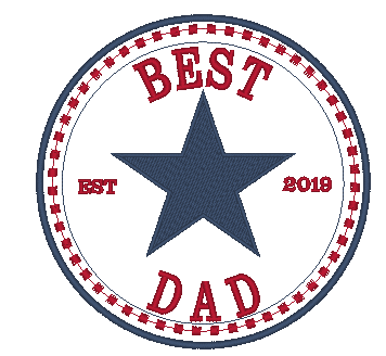 best dad embroidery 