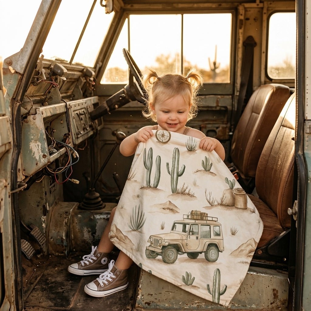 couverture bebe minky safari