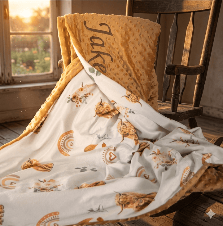 Jumbo - Highland Cow PRE - ORDER - Blanket