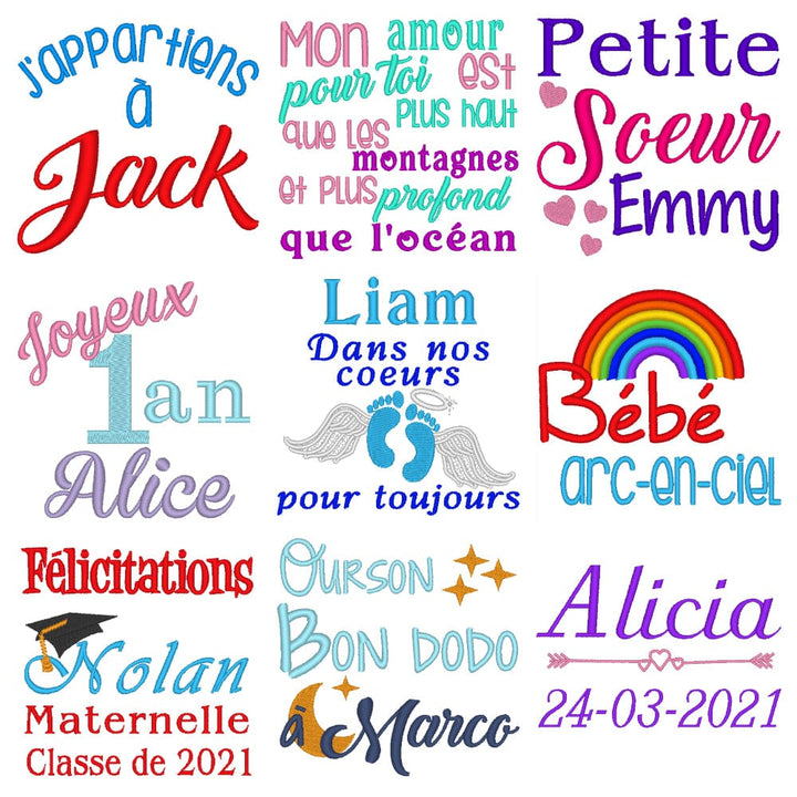 Full embroidery blankey - 