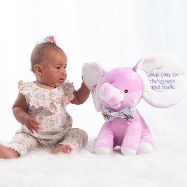 Fundy the Dumble Stuffed Elephant - Lavender - Plush