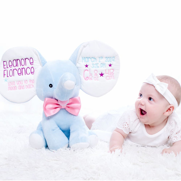 Glacier the Blue Elephant - Plush