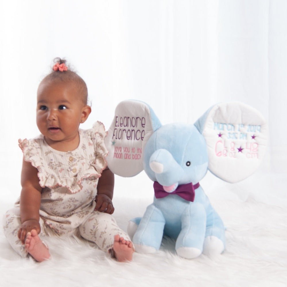 Glacier the Blue Elephant - Plush