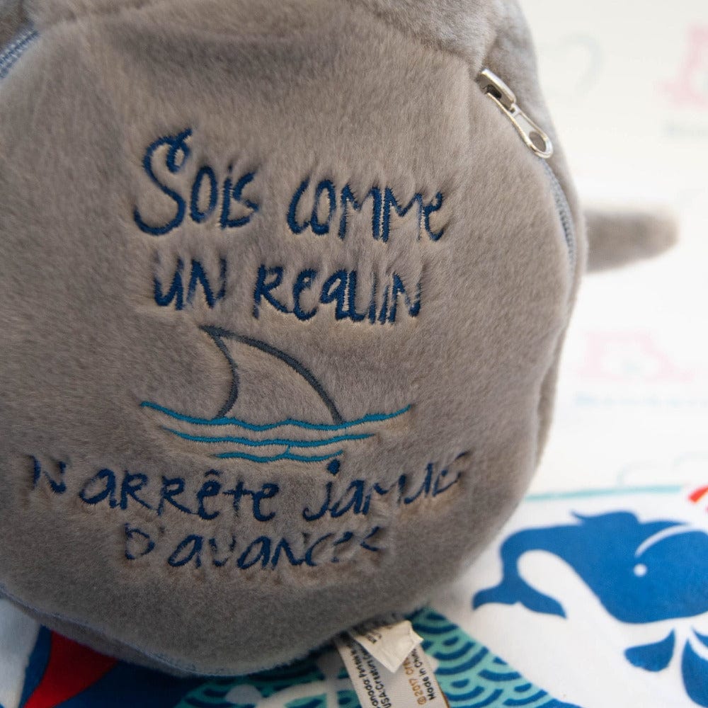 Message under plush - 